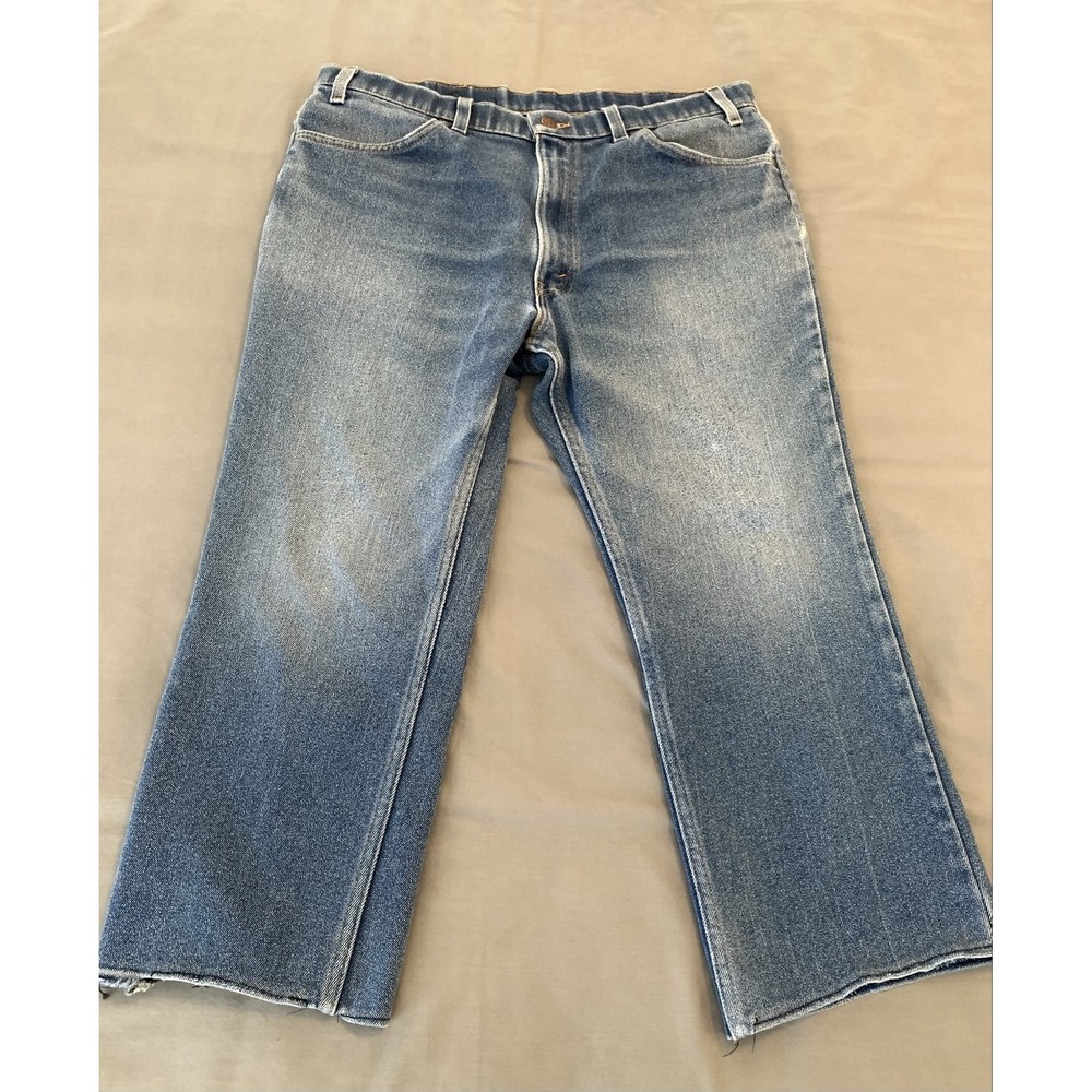 Vintage Levis Action Jeans Mens 38x30 Blue Medium Wash Straight Denim Pants